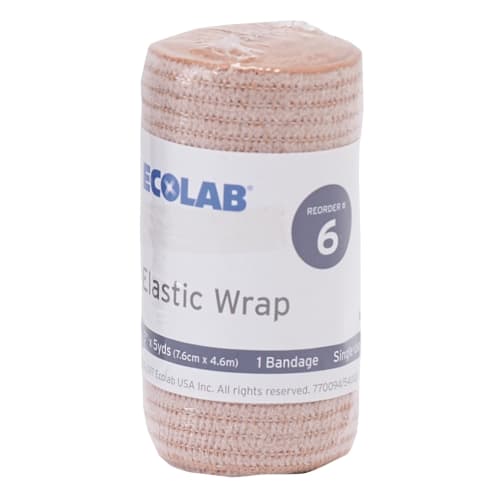 Ecolab® Elastic Wrap, 3 in. x 5 yards 50225-01-09 Reorder No. 6